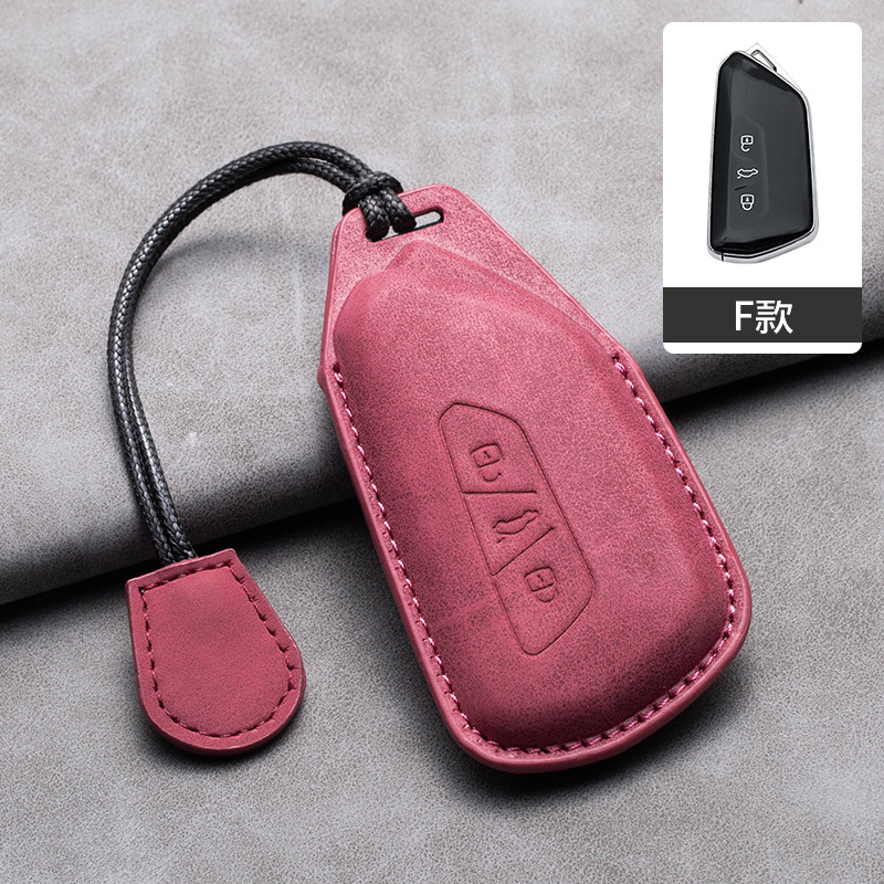 Volkswagen (f type volcanic red + leather rope)