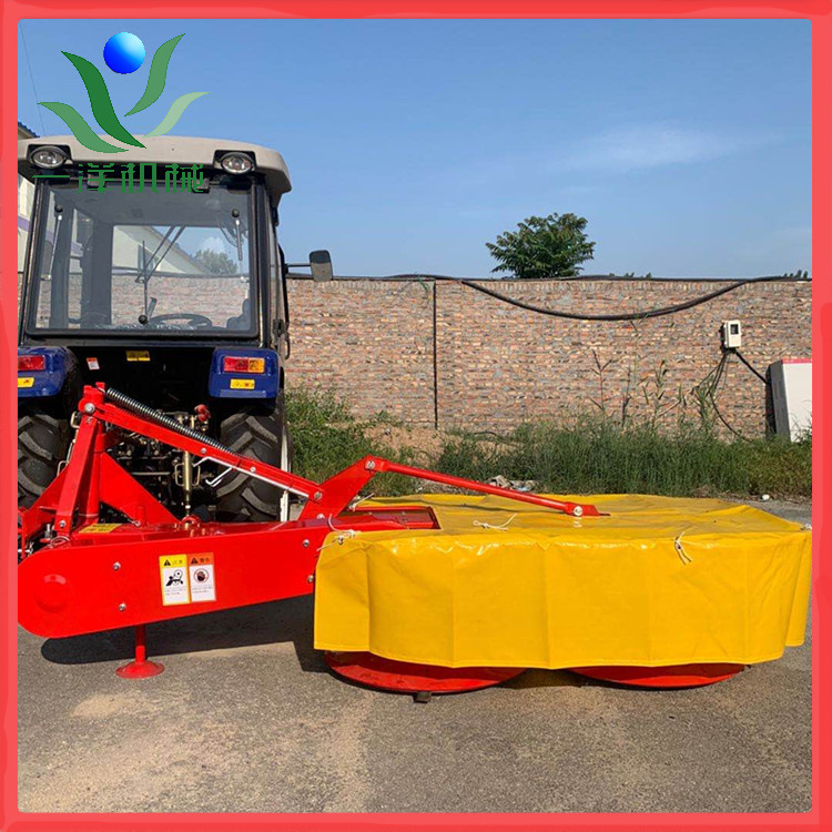 四轮拖拉机带 后置双圆盘牧草 苜蓿割草机 农业机械 多盘割草机