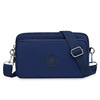 Nylon wallet, one-shoulder bag for leisure, horizontal version