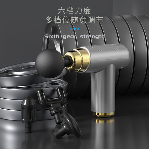 Mini massage gun, muscle relaxer, electric cervical mask gun, fitness professional grade smart mini vibration fascia gun