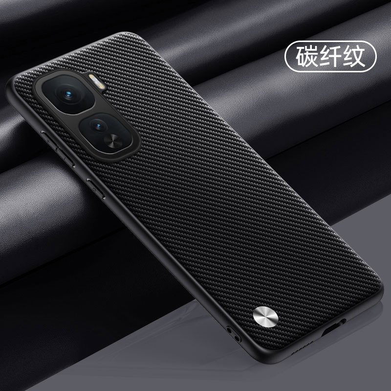Official plain leather model-carbon fiber black