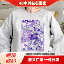 KPop Demon Hunters Hoodies Kpop Men Women Cartoon Sweatshirt
