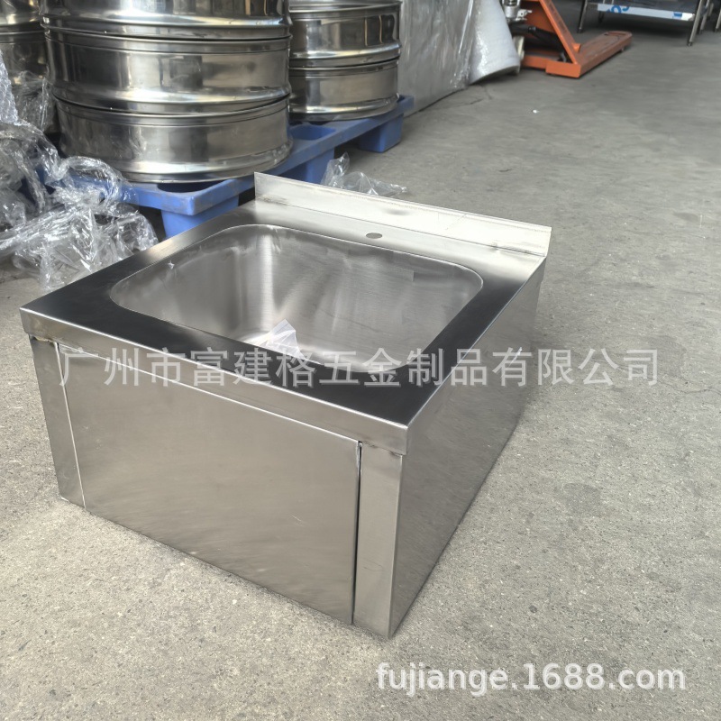 商用304加厚不锈钢水槽学校单双水池洗碗洗菜洗手盆酒店水斗饭店