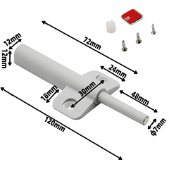 強力反彈器櫃門反彈器按壓式反彈器櫥櫃門衣櫃門免拉手按壓自彈器