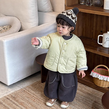 儿童秋冬款服装2025新款韩版童装小宝宝棉外套冬装男童加厚套装