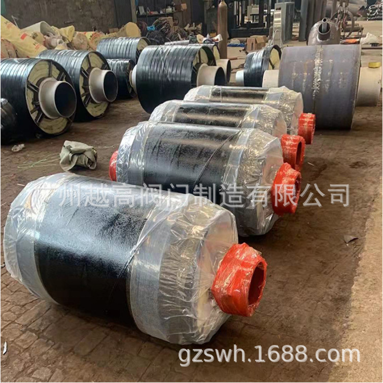 热力管道钢套钢保温补偿器密封式套筒矩形波纹补偿器广州越海阀门