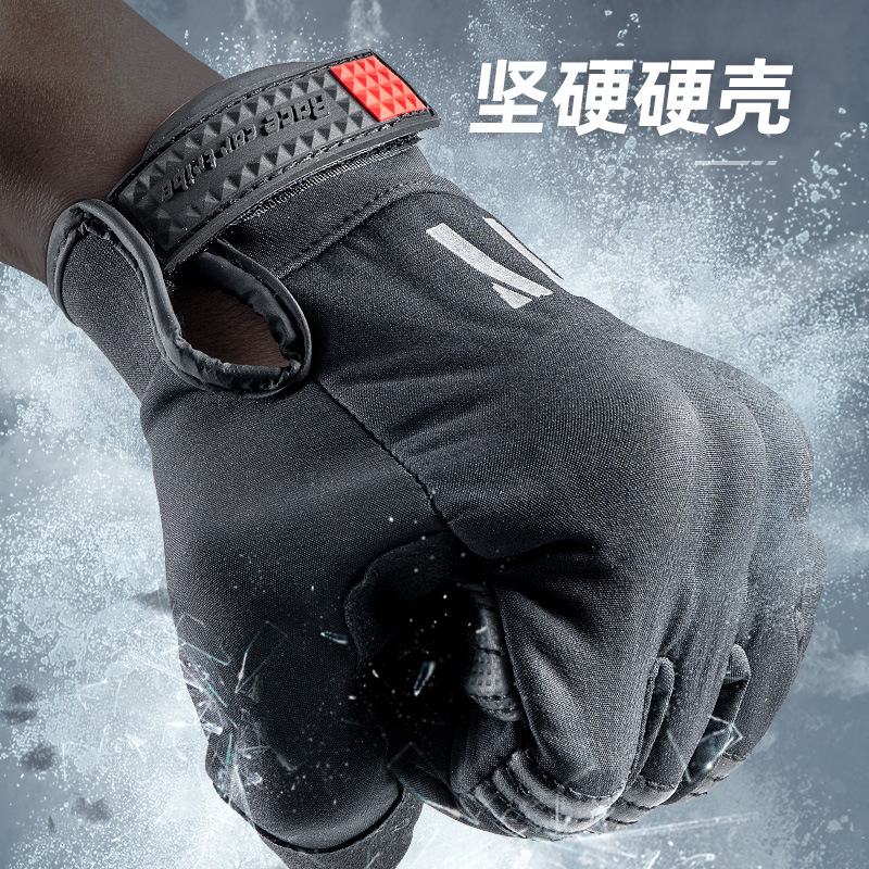 Tribe de carreras motocicleta guantes de montar primavera y otoño hombres y mujeres dedo completo resistente a la caída de la bicicleta motocicleta GST38