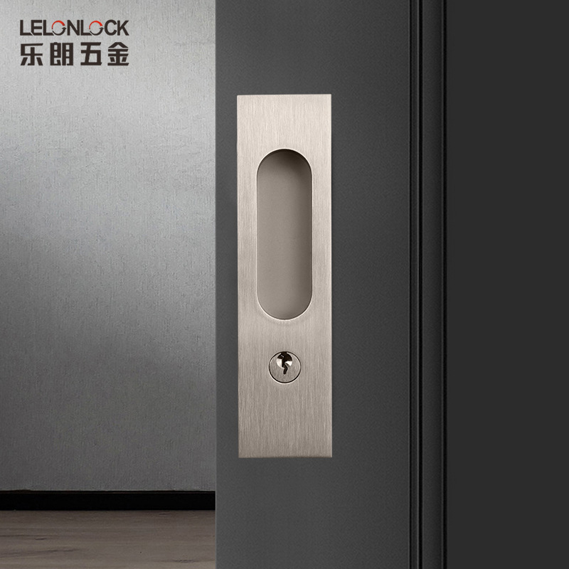 Panel cuadrado personalizado 304 puerta deslizante de acero inoxidable puerta oculta opcional multicolor puerta deslizante puerta deslizante bloqueo de gancho