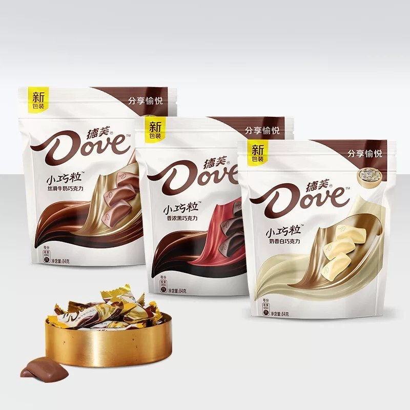 Dove маленький шоколад 84 г молочный свадебный конфет детские конфеты повседневная закуска супермаркет еда оптовый