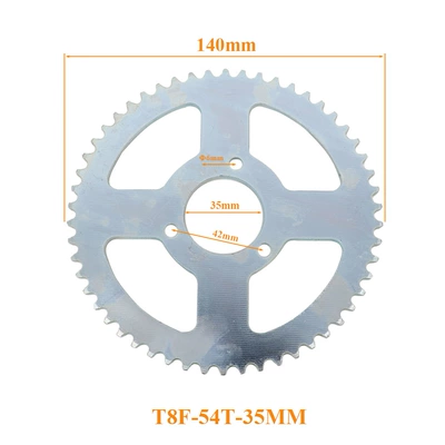 44 54 64 74 — Motosiklet ləvazimatları və aksesuarları - t8f-54t-35mm-silver-250
