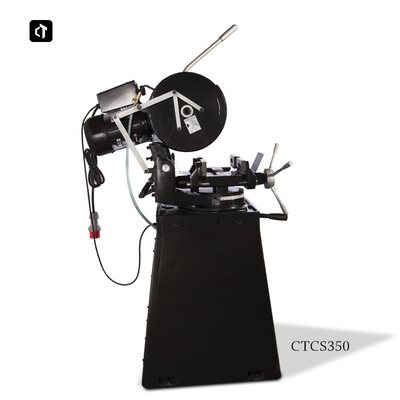 呲铁CTCS350切割机圆锯机水切机不锈钢型材切割切管机金属切割机