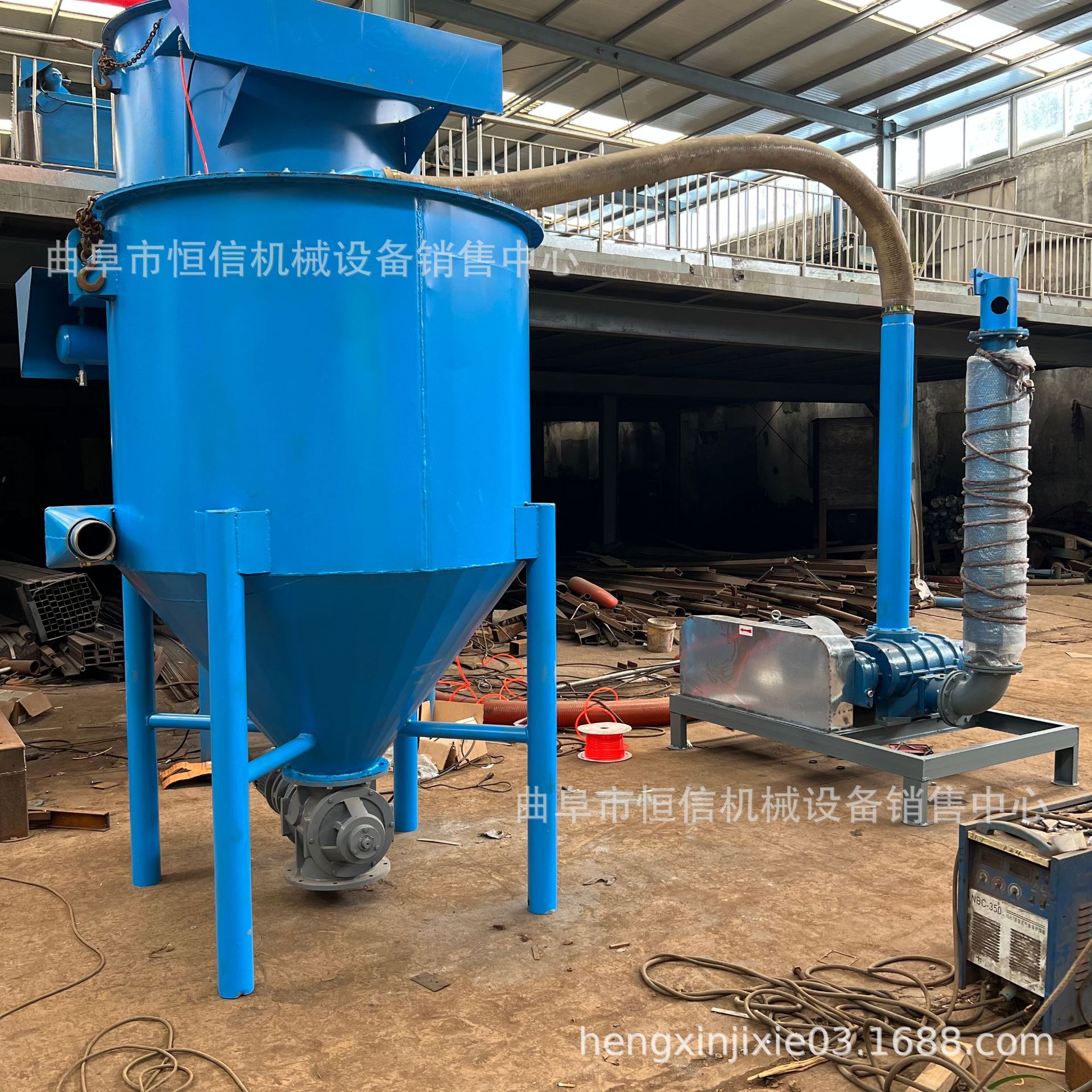 江西水泥粉脉冲除尘气力吸灰机zcjb片碱火碱粉末装吨包气力抽灰机