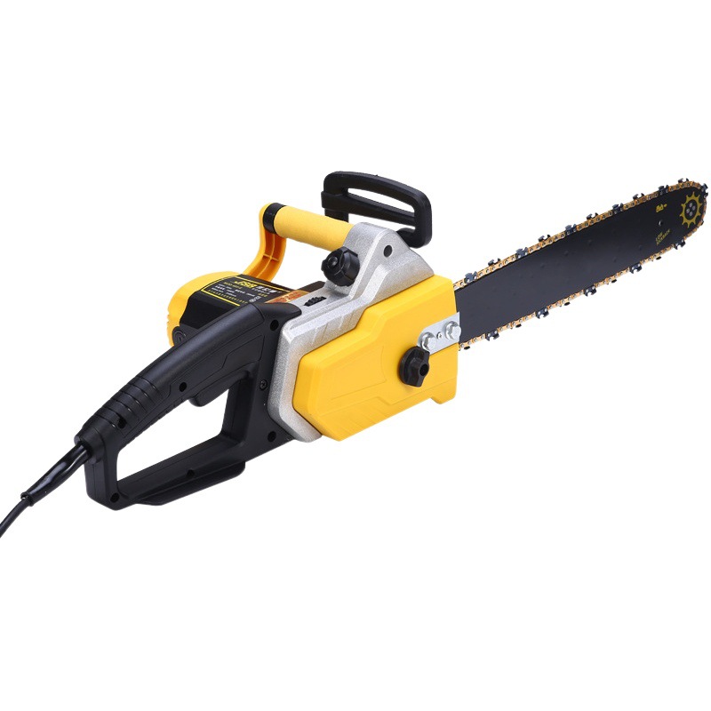 Sierra de cadena eléctrica directa de fábrica sierra eléctrica enchufable para el hogar Sierra de cadena de sierra de Registro de alta potencia multifuncional Sierra eléctrica de corte de leña