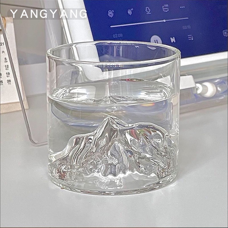 Japanese glass high quality wineglass for whiskey for home use, creative tea cup