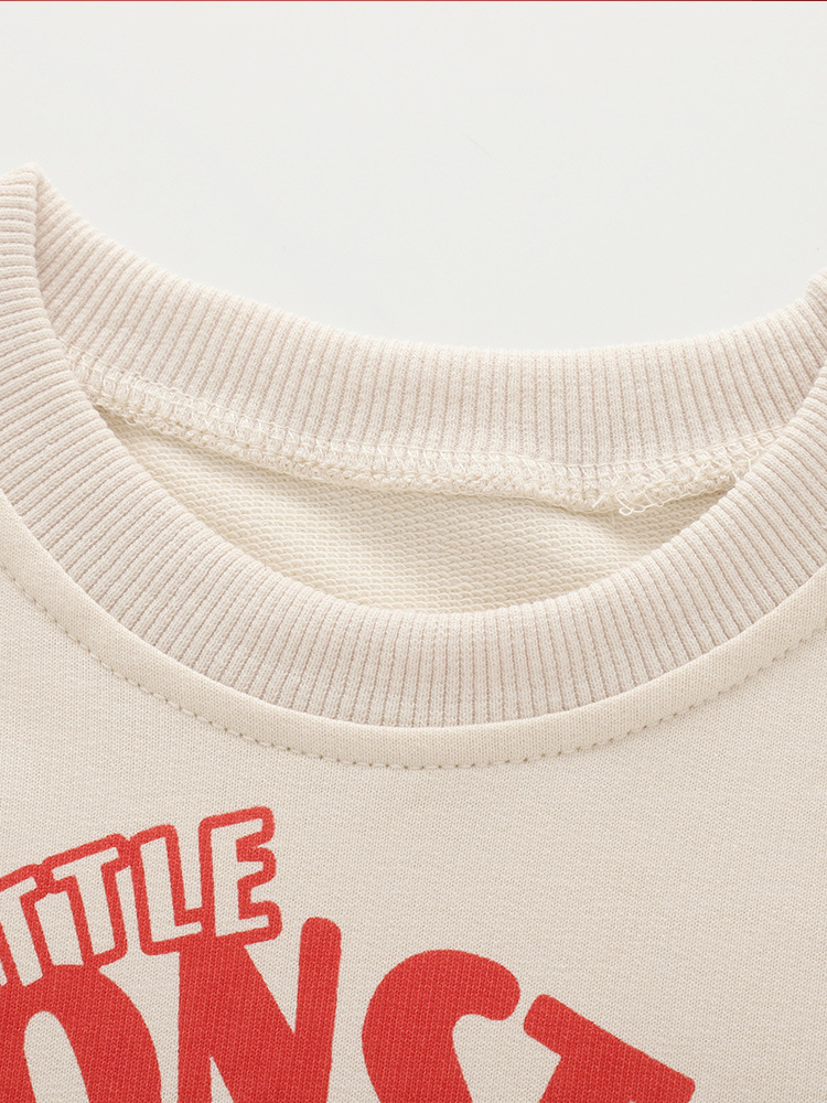 Malwee transfronterizo chaqueta de niño de dos piezas de otoño y invierno nuevo estilo europeo y americano para niños de cuello redondo impresión de manga larga de otoño