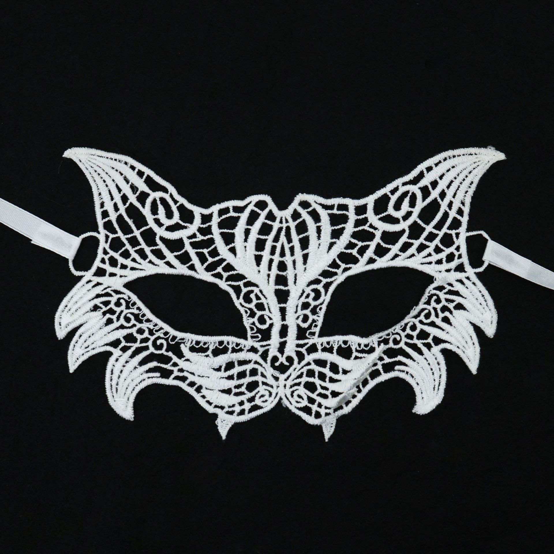 Carnaval máscara de encaje de venta transfronteriza máscara de maquillaje de fiesta de baile máscara de encaje amorfa máscara TK