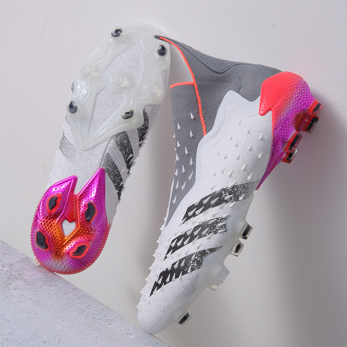 Zapatos de fútbol hombres y mujeres AG zapatos de entrenamiento para estudiantes de uñas largas y cortas American West Anniversary Edition X20.1 Falcon C Ronaldo zapatos de competencia para adultos