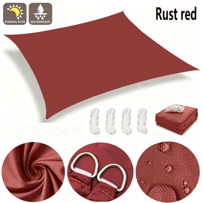waterproof canopy fabric, Avtomobil yan çətirləri - rust-red-2x2m