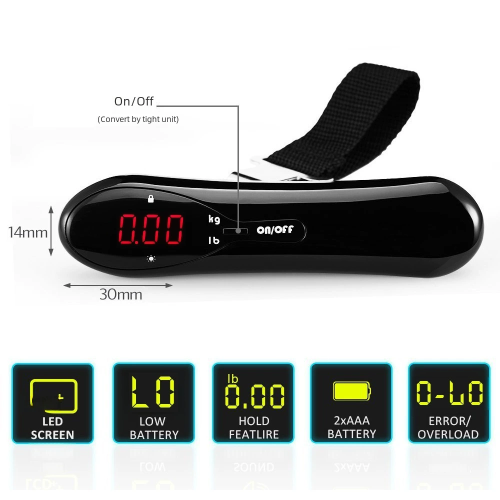 Electronic luggage handheld bullet for traveling
