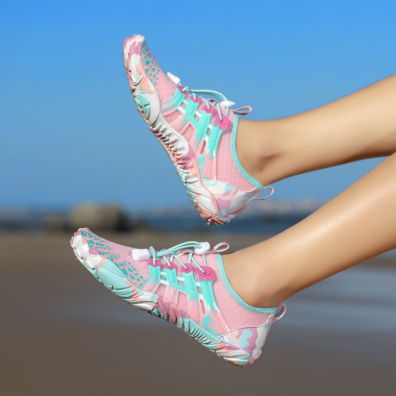 Transfronteriza ligera transpirable antideslizante anti-corte rápido secado retroceso zapatos de agua al aire libre rafting zapatos de playa hombre comercio exterior mujer