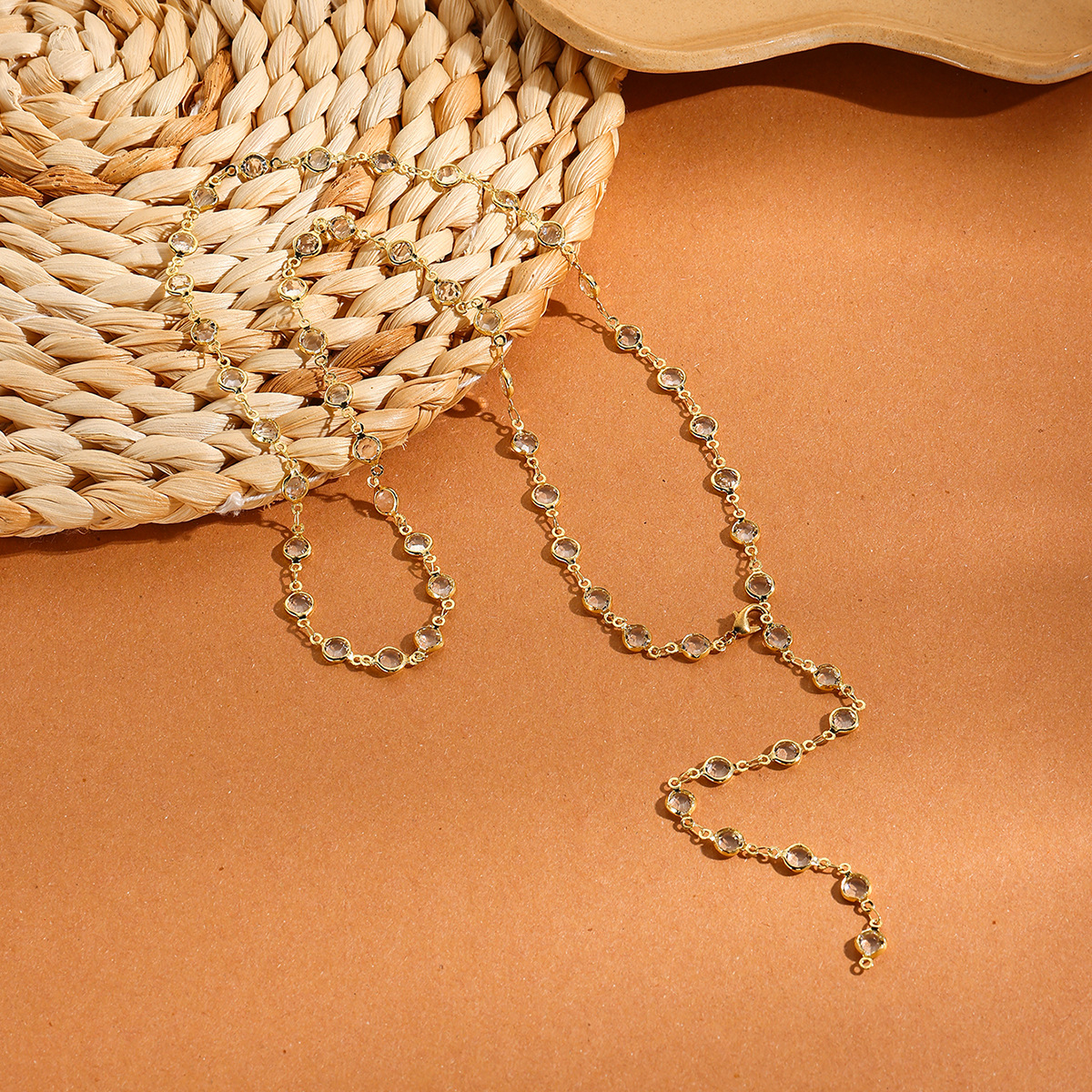 Colar y de pérolas com tassel elegante corrente para mulher_voghion.com