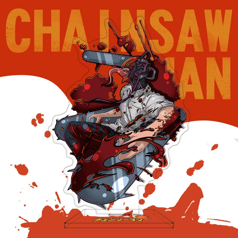 [Чейнсава Ман] Аниме Мультфильм окружение 16СМ электрический номер креста -граница поставки обычный