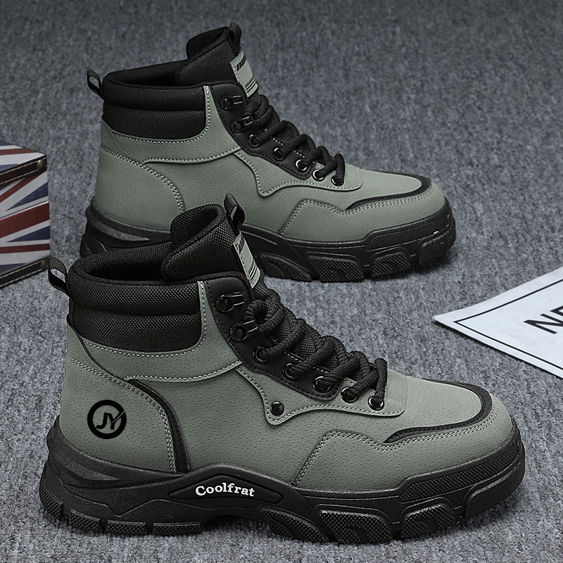 BOTAS Martin de alta gama zapatos masculinos otoño 2025 nuevas tendencias masculinas zapatos de herramientas 100 botas cortas de estilo británico image 9