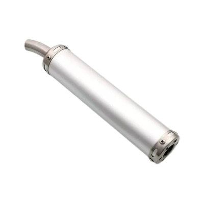 Nsr250Tzr125Tzm150Tsr Two-Stroke Straight-Through: Motorcycle exhaust pipe - silver