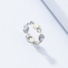 Brand small design ring, trend of season, simple and elegant design