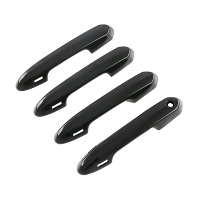 2022 Toyota Land Cruiser Lc300 Rearview Mirror Cover, Rear Bumper, Fog Light Trim, Door Handle Bowl (Other Automotive Exterior Supplies) - abs-bright-black-handle-smart