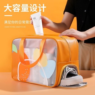 Swimming Bag Women's Dry and Wet Separation Gym Bag Waterproof Toiletries Cosmetic Bag Portable Children's Beach Swimming Bag