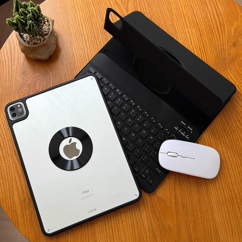 Suitable for Apple iPad Air7 Bluetooth Key Magnetic Suction Cup Protective Cover 4 Tablet 10.2 Generation Pro13 Acrylic 5 Shell 9