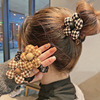 South Korean goods, ponytail, cute hair rope, hairgrip, flowered