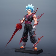 ドラゴンボール GK サイヤ人 HB ベジータ双頭彫刻交換可能な半身像アニメーションフィギュアモデル