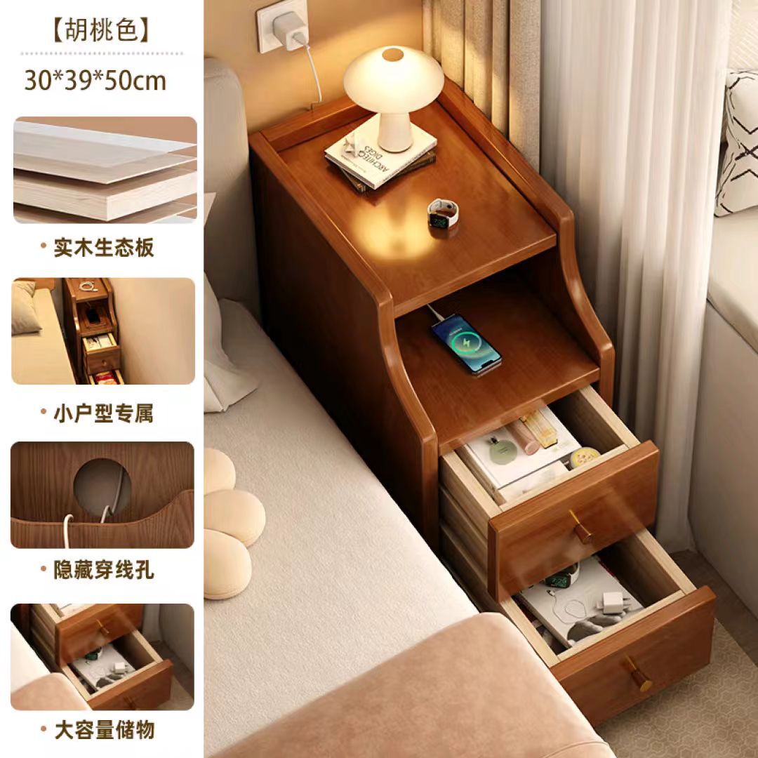 Personalizada cabecera casera armario de almacenamiento armario de almacenamiento armario de biblioteca simple estante multifuncional dormitorio armario de cama