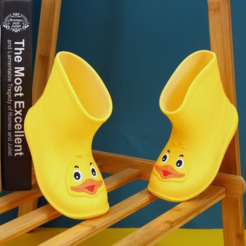 Children's Girls' Rain Boots Kidsren's Non-Slip Boys' Rain Boots Students' Water Shoes Kidsren's Baby Toddlers Waterproof Cute Cartoon