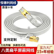 32AWG7*0.08MM�o���~��W�� CAT8��ƽ�W�j������ɫ���ΰ��W