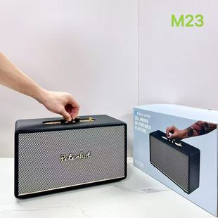 Foreign trade hot-selling M23 wireless Bluetooth audio portable outdoor high-volume desktop retro Malaysian subwoofer speaker