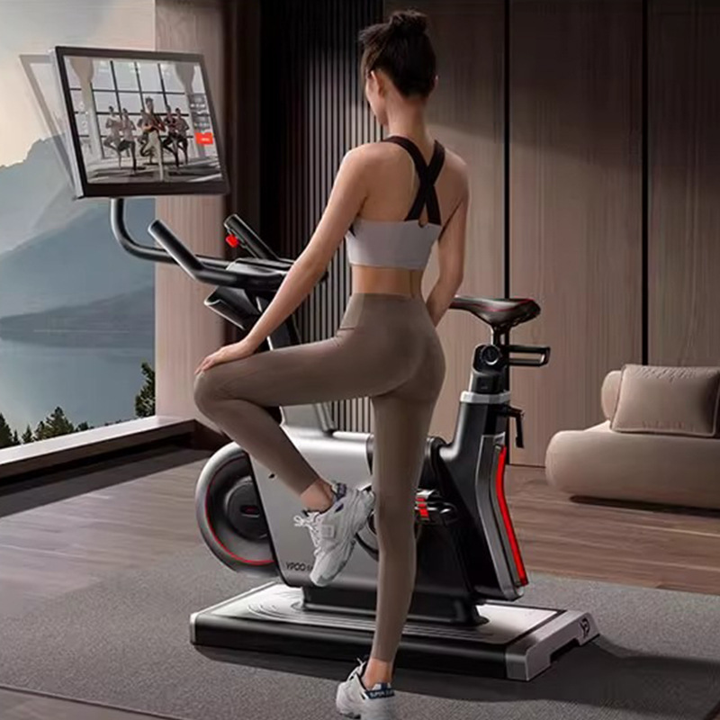gimnasio de bicicleta dinámica doméstica, bicicleta de pedal inteligente silenciosa para hombres y mujeres, equipo de ejercicio para perder peso en interiores