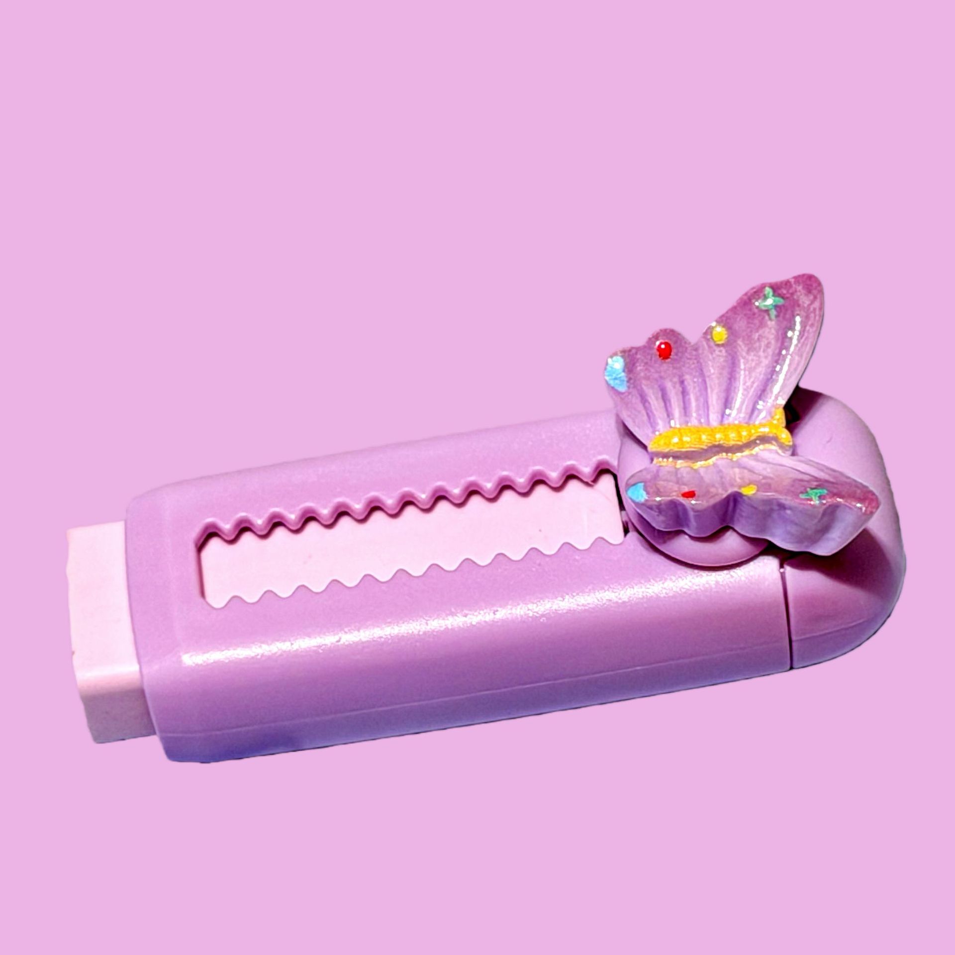 Eraser de insectos creativo resina de dibujos animados colorido lindo animal empuje tirar Eraser estudiantes aprenden papelería