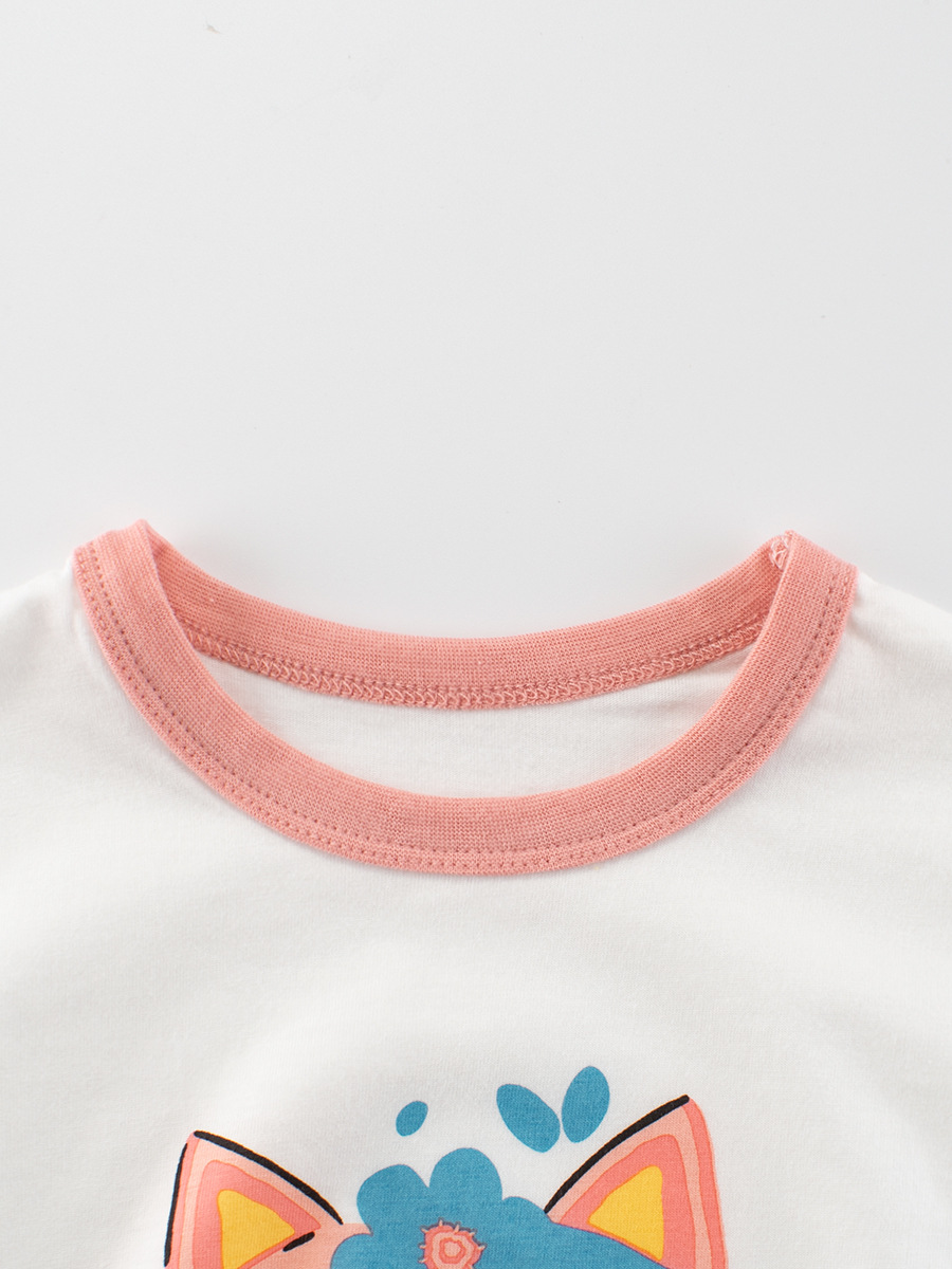 (Wholesale), summer children's cartoon short sleeve T-shirt with a round collar, Korean style 2