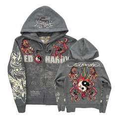 American Gothic Rock skulbones oversization Hoodie男女y 2kゴシック