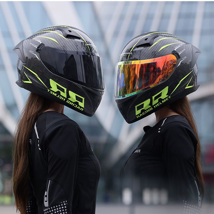 Casco certificado 3C para hombres y mujeres, motociclistas, jinetes, motocicletas, carreras, casco completo, tranvía, casco eléctrico universal, cuatro estaciones