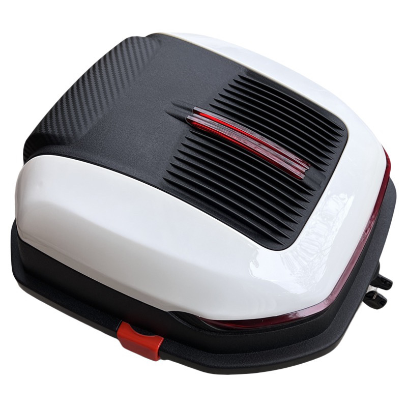 Motorcycle trunk large capacity tram battery car electric car rear backrest tail box extra large storage box anti-shake