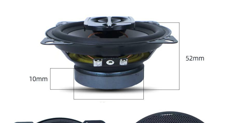 Cross-Border Car Audio Door Speaker Ap104P 4inch Coaxial Speaker Car Modification Speaker Car Speaker