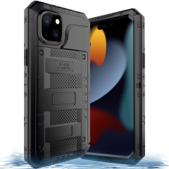 iPhone16 防水携帯電話ケース 14Pro 金属保護カバー Apple 17ProMax 4 耐性シェルに適しています。