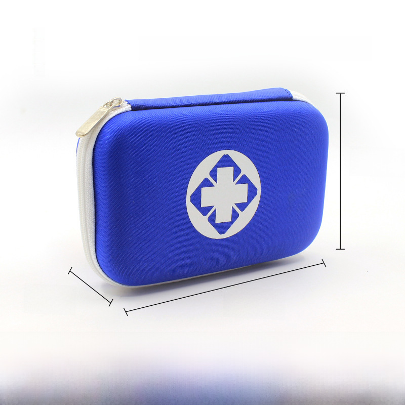 EVA first aid kit hard shell first aid kit portable medical kit car earthquake outdoor travel home emergency empty bag