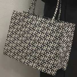 包包女2022新款春季高级质感提花手提复古老花大容量单肩包托特包