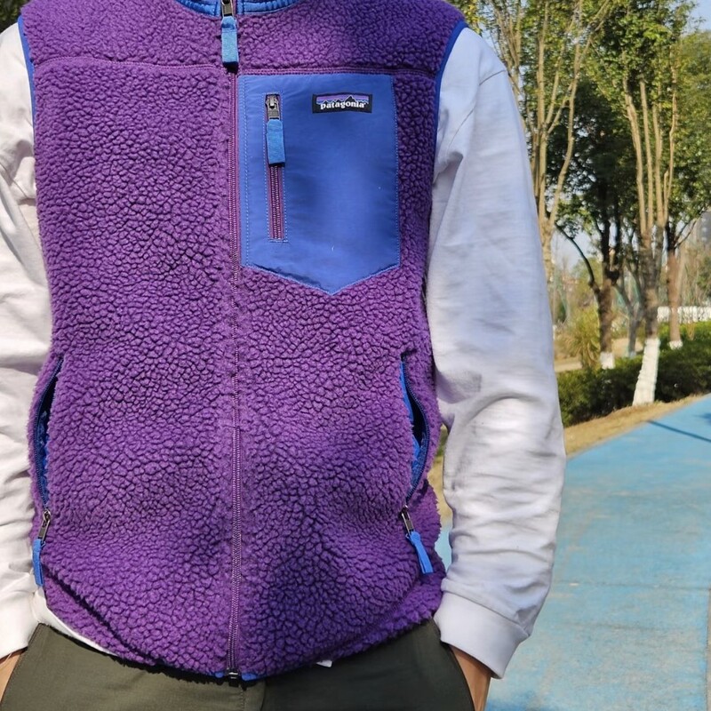 Cross-Border Pata Bata Limited Outdoor Couple Cashmere Stand-Up Collar Polar Fleece Zipper Vest Jacket for Men and Women