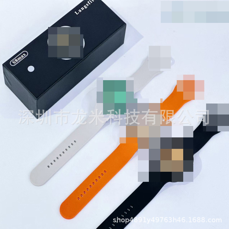 S8max smart watch, featuring Bluetooth voice control, heart rate and blood oxygen monitoring, and multiple functions for various sports and activities; a popular export product